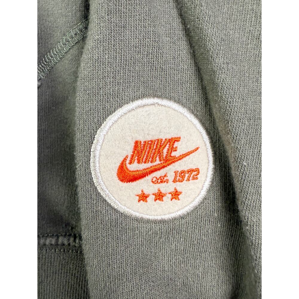 Nike Sportswear Cross Country 2 Tone Hoodie Vintage Silver Tag Green Mens Large‎ - Picture 2 of 10